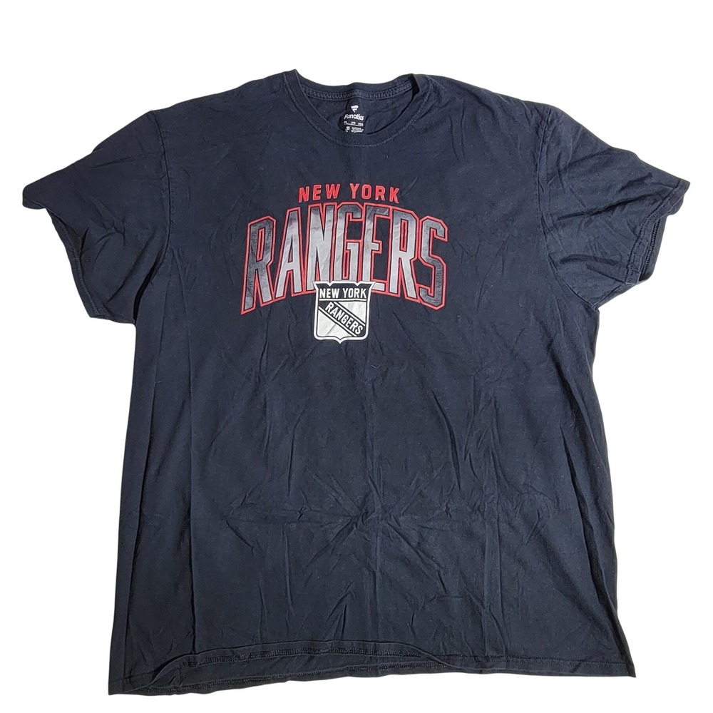 Fanatics New York Rangers NHL Navy Blue Graphic T-Shirt Mens 3XL